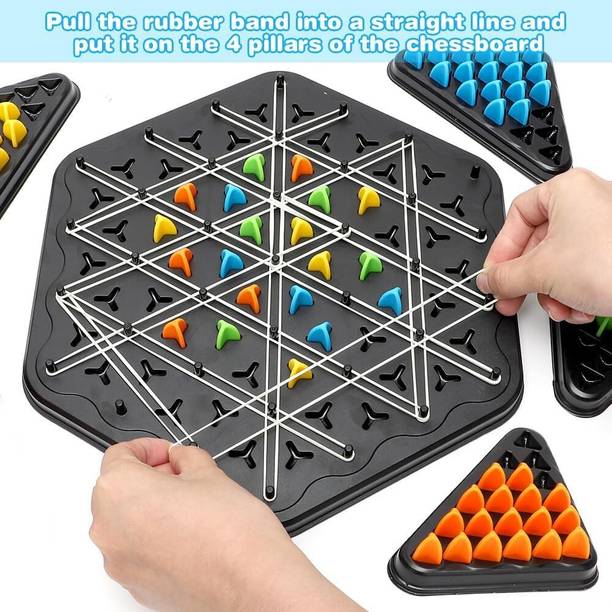 Dorytoys Triangle Peg Puzzle Set | Improve Focus and IQ in Kids