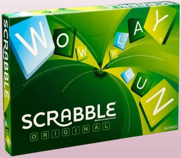 ZEQTOS Crossword Board Game, English Version, Family Game for Word Games