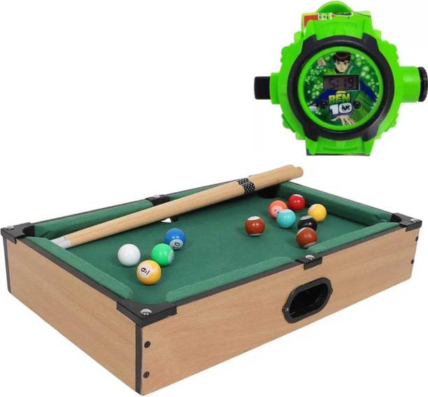 Premio Coppex Snooker Table – Billiard Pool Game + [Free Ben 10 Watch] Strategy & War Board Game