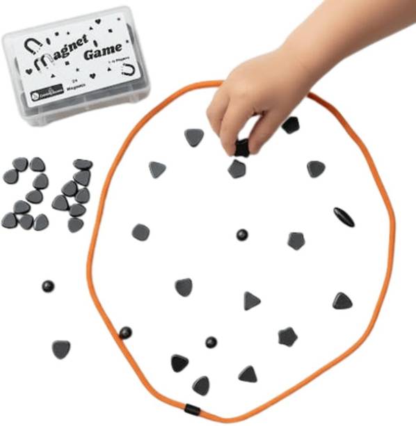 Kidzblend Magnetic Board Game for Kids – 24 Magnets, Fun Designs for Learning & Play Educational Board Games