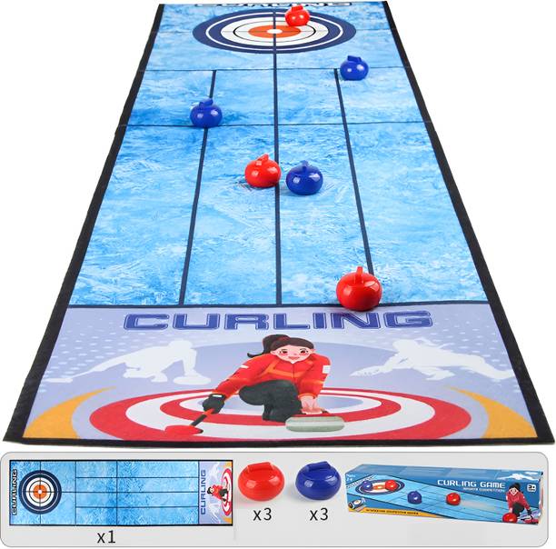 JOYCY Mini Tabletop Curling Game–Indoor Ice Curling GAME Set–Family Fun Game(29x100cm) Party & Fun Board Game
