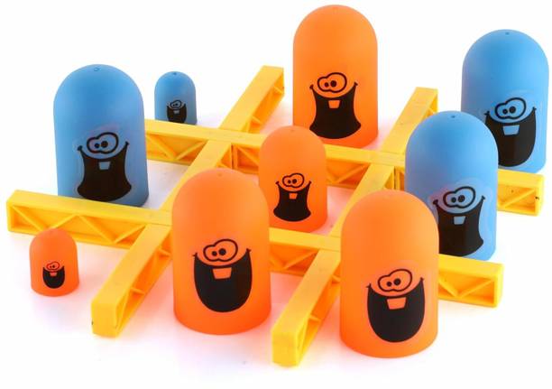 Ruffo Gobble Game 3D Tic Tac Toe Strategy Toy for Kids with Cute Characters Educational Board Games