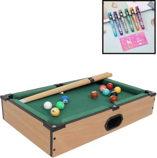 Premio Coppex Snooker Table – Billiard Pool Game + [Free Tattoo Marker] Strategy & War Board Game