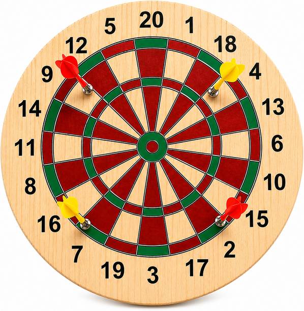 Meeraindustries DART BOARD 35.5 (BLUE) -1 Dart Board Game