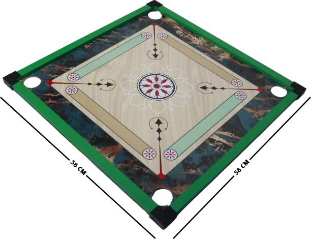 Fast Rush Carrom board with Ludo and snake ladders Chess board game Cricket Carrom Board Board Game
