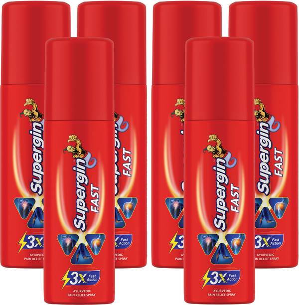मेडोफार्म वेलनेस Supergin Fast Relief Spray- Pack of 6 | 100% Ayurvedic Formula स्प्रे