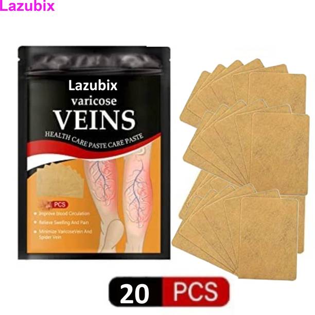 Lazubix Natural Plant-Based Vericose Vein Patches for Daily Wellness 20 Patches Plaster & Patch