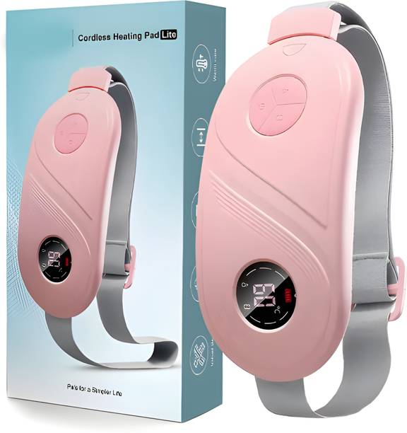 Feemie Period cramp massager Pro with 3 vibration mode and 3 massage and 3 heat mode Plaster & Patch