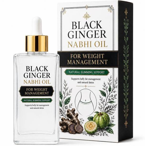 KerlSwirn Black Ginger Nabhi Oil, Ayurvedic Herbal Belly Button Oil for Men & Women