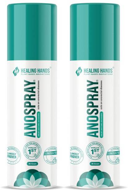 Healing Hands AnoSpray Patented Advanced Piles & Fissure Care Spray| Fast Pain, Burning Relief