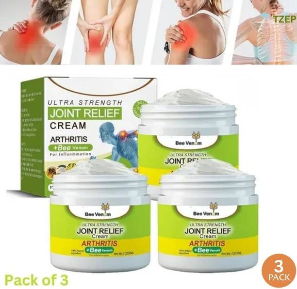 TZEP Bee Venom Pain Relief Cream Relieves Discomfort in Ankles Naturally Cream