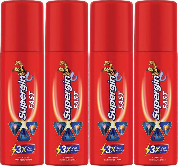 मेडोफार्म वेलनेस Supergin Fast Relief Spray- Pack of 4 | 100% Ayurvedic Formula