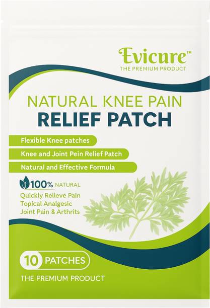 EVICURE Fast Action Patch for Instant Joint Pain & Knee Pain -(10 Patches) Plaster & Patch