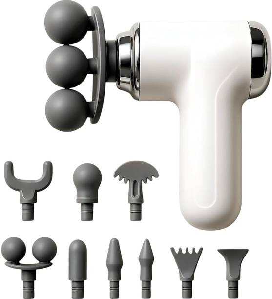 Zovilstore Portable Massage Gun Pro+ Mini 6-Speed Massager 2300–3200RPM 3-Head Design 9 in 1 Mini Gun Massager Machine Massager