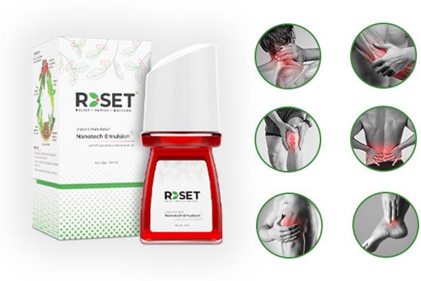 r3set Emulsion - Pain Relief Roll-On For Body Pain I 100% Natural I Liquid
