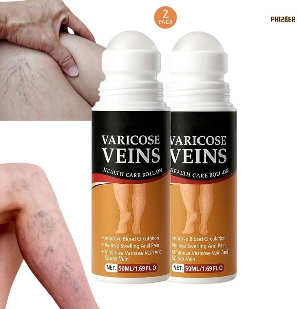 PHIZLLER Vericose Veins Roll On Leg Pain Relief Relief Solution Skin Friendly Liquid