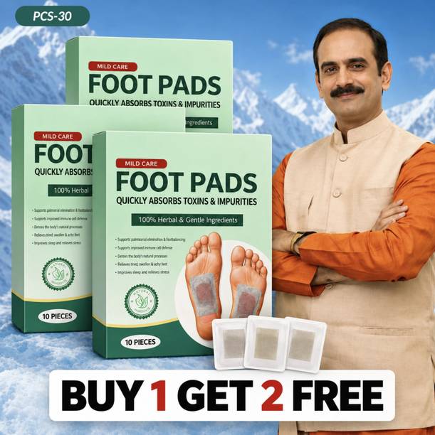 AOIASHI Ginger Foot Detox Pad For Weight Loss For Herbal Detox (10+20) Plaster & Patch