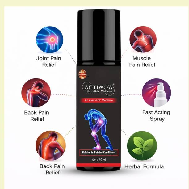 ACTIWOW Strong Pain Relief Spray Herbal Massage Spray for Daily Joint Comfort H40 Spray