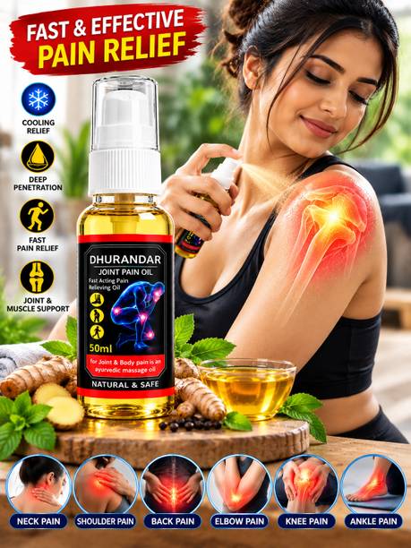 Greenberry Organics Dhurandhar Joint Care Massage Oil for Body Massage Liquid