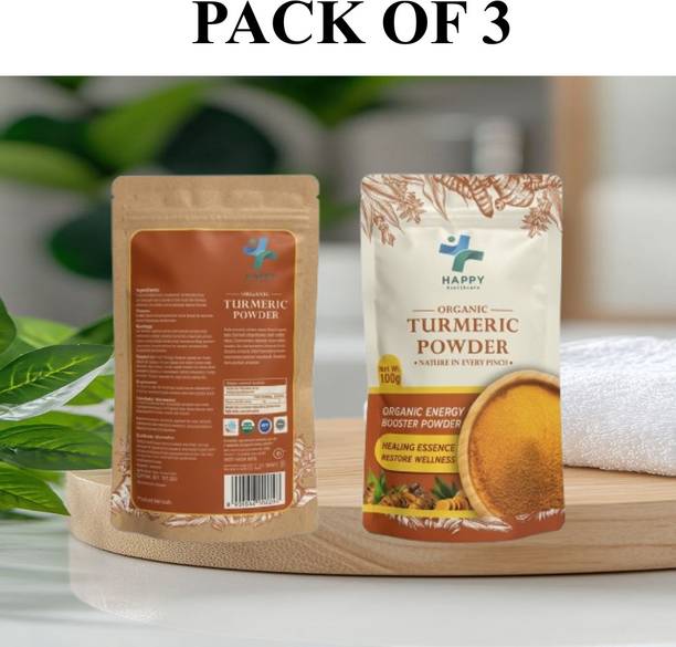HARBORZA Organic Turmeric Powder Nature In Every Pinch Organic Energy Boost Level Powder Powder