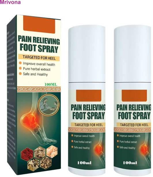 Mrivona Foot Spray Pack of 2 for Effective Pain Relief & Comfort Spray