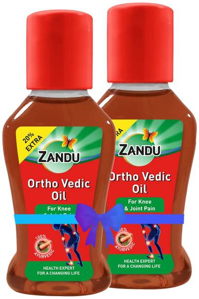 ZANDU Ortho Vedic Pain Relief Oil for knee, joint & muscle pain, improvement in 7 days Liquid