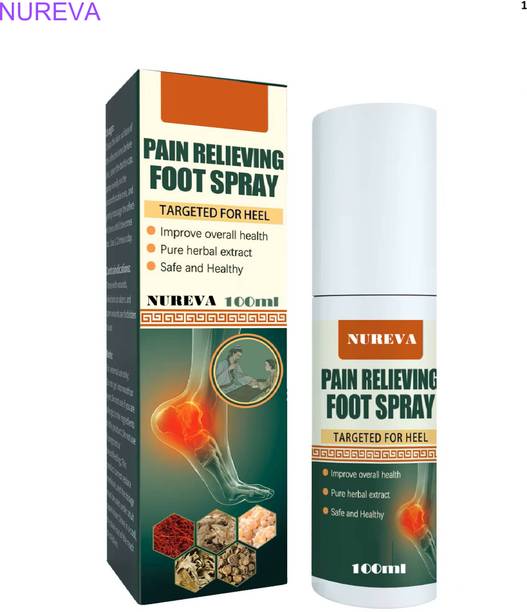 nureva Heel & Toe Pain Relief Spray – Herbal Spray