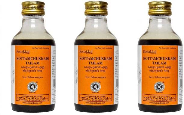 Kottakkal ayurveda AVS KOTAMCHUKKADI TAILAM 200ML PACK OF 3 Liquid