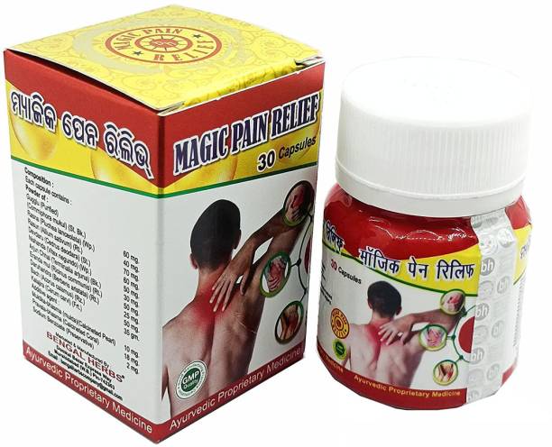 Eazybits MAGIC PAIN RELIEF AYUVEDIC OR ALL TYPE PAIN RELIEF (PACK OF-4) Capsules