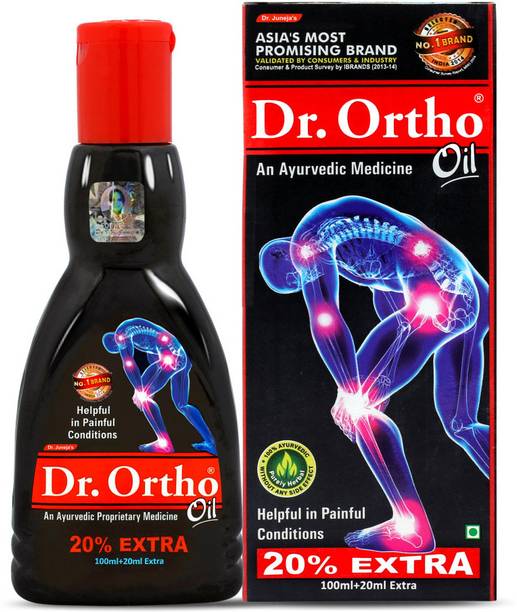 Dr. Ortho Joint Pain Relief Ayurvedic Oil Liquid (120 ml)