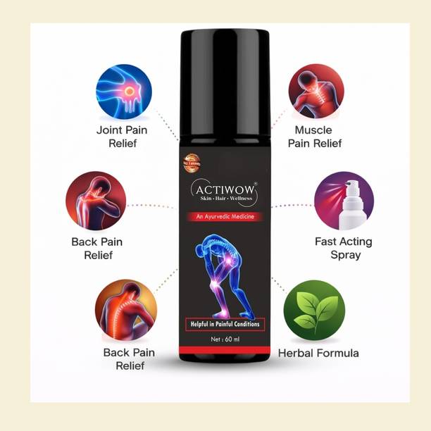 ACTIWOW Strong Pain Relief Spray Herbal Massage Spray for Daily Joint Comfort H52 Spray