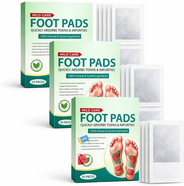 FLORIMYST Ginger Foot Detox Pad For Weight Loss 20 Patches Pack For Herbal Detox Plaster & Patch