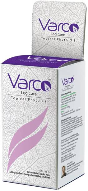 Varco LEG CARE TOPICAL PHYTO Therapeutic Oil for Varicose Veins, Spider Veins,Leg Pain Liquid