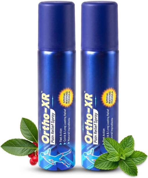 ORTHOXR Pain Relief Spray 50gms For Back, Joint, Shoulder, Knee & Ankle - (Pack of 2) Spray 2 x 50 ml