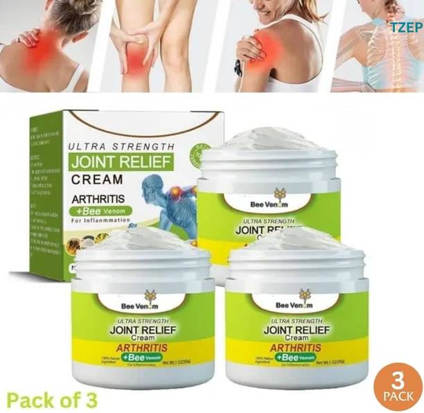 TZEP Bee Venom Pain Relief Cream Helps Manage Body Strain Naturally Cream
