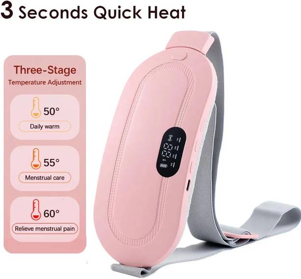 GRELLA Period Back Cramp Pain, Belly Warmer with 3 Heat Levels Modes Slimming Machine Period Back Cramp Pain, Belly Warmer with 3 Heat Levels Modes Slimming Machine Massager