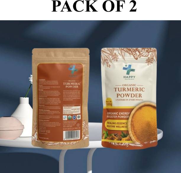 HARBORZA Organic Turmeric Powder Nature In Every Pinch Organic Energy Boost Level Powder Powder