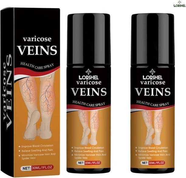 LORSHEL vericose vein spray natural comfort support for swollen varicose veins Liquid