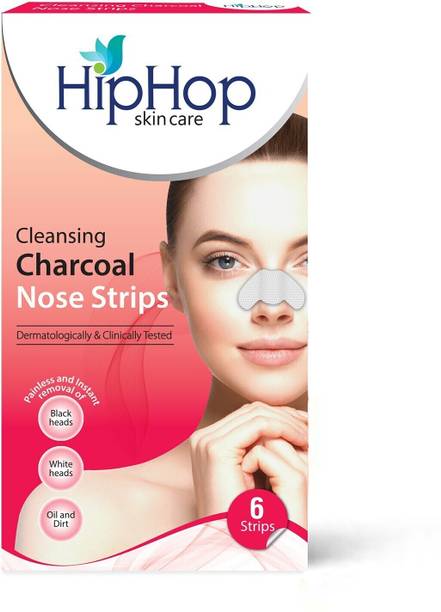 हिप हॉप स्किन केयर Skin Care Charcoal Blackhead Remover Nose Strips