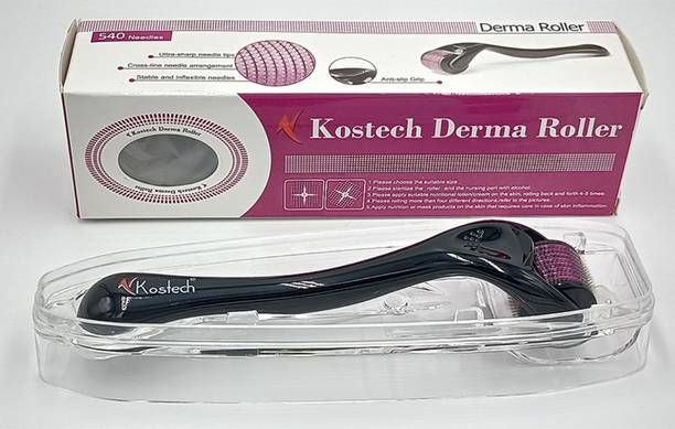 Kostech Derma Roller 0.5mm with 540 Titanium Needles For Anti-aging, Anti-wrinkle, Acne Scar Removal