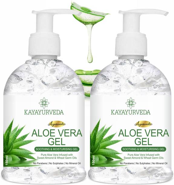 KAYAYURVEDA Aloe Vera Gel for Face & Hair | Moisturizing, Soothing Skin | Multipurpose Gel