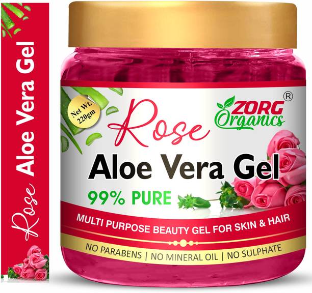 Zorg Organics Bright Glow Rose Aloe Vera Gel