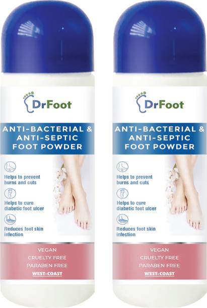 Dr Foot Antibacterial & Antiseptic Foot Powder – 100gm (Pack of 2)