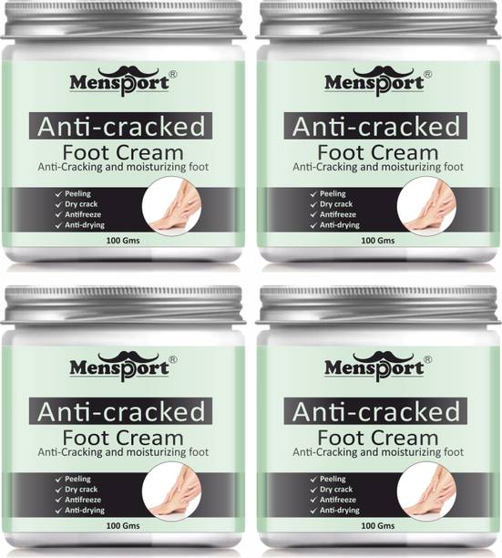 Mensport Foot Repair Cream For Itchy Feet & Cracked Heels Pack of 4 of 100gms