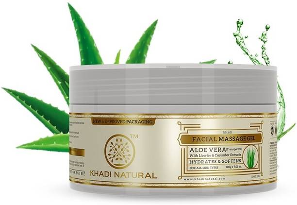 KHADI NATURAL Ayurvedic Aloe Vera Gel|Moisturizing|Remove Dead Skin|Natural glow