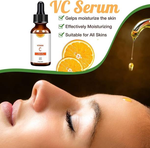 BLUEMERMAID Naturals Professional Vitamin C Skin Clearing Face Serum-Brightens Skin Tone Price in India