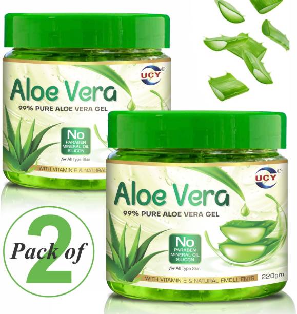 UCY 100% Pure Aloe Vera Gel - Pack of 2