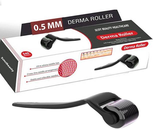 scotbeauty Dermaroller for men hair 0.5 derma roller for men hair regrowth / Hair growth roller/ hair growth titanium roller Derma Roller 540 Titanium Needle 0..5