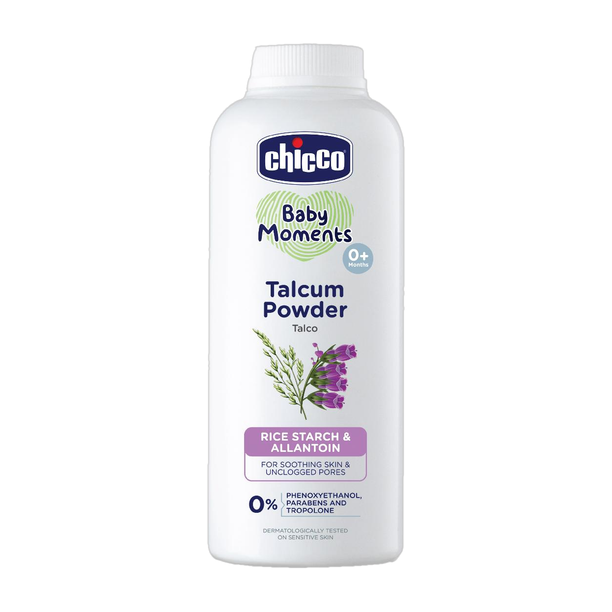 Chicco Baby Talcum Powder, Paraben, SLS & Phenoxyethanol Free, 0M+