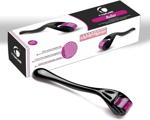 T TOPLINE Dr Roller System 540 Needles Titanium Alloy for Acne Skin Hair loss (0.5 mm)